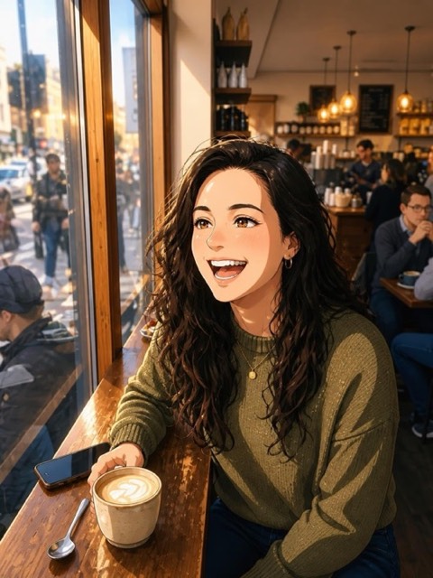 Anime style generated from a photo with PicToon