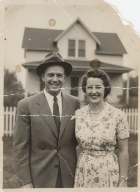 Photo before the Restore Old Photo transformation