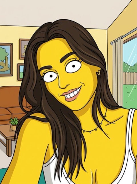 Yellow Cartoon style generated from a photo with PicToon