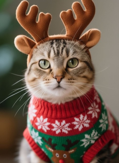 Cat costume style generated from a photo with PicToon
