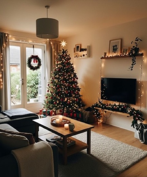 Christmas decor style generated from a photo with PicToon
