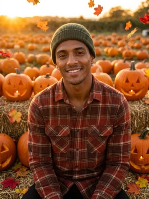 Pumpkin Patch style generated from a photo with PicToon