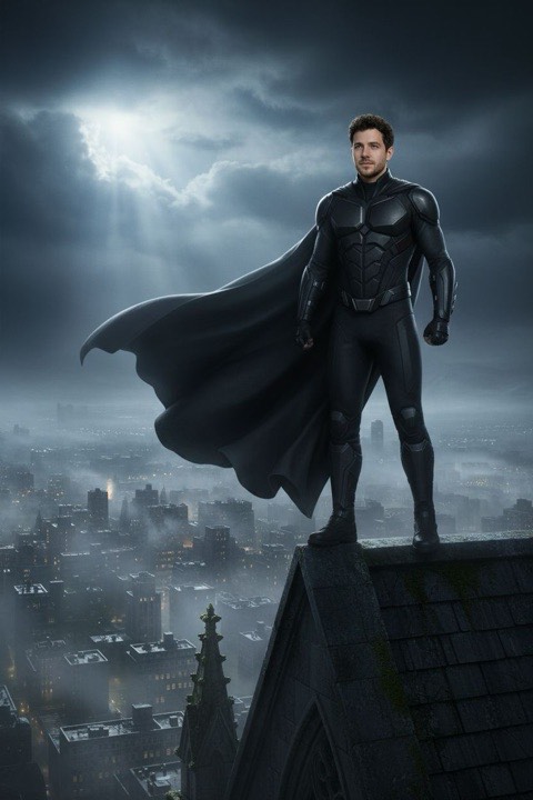 Superhero style generated from a photo with PicToon