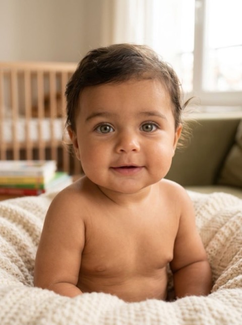 Our Baby style generated from a photo with PicToon