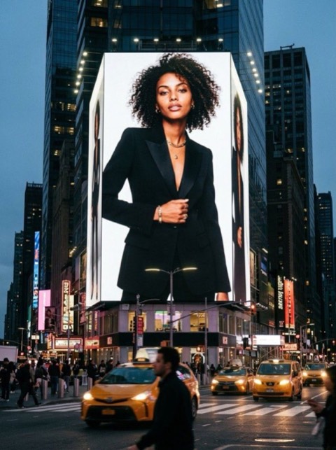 City Billboard style generated from a photo with PicToon