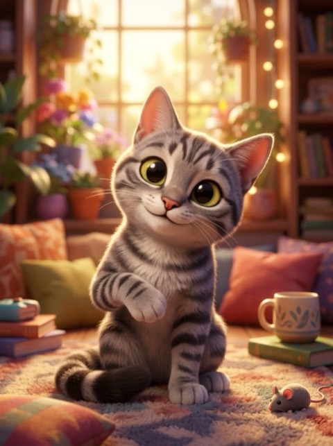 3D Cartoon Pet style generated from a photo with PicToon