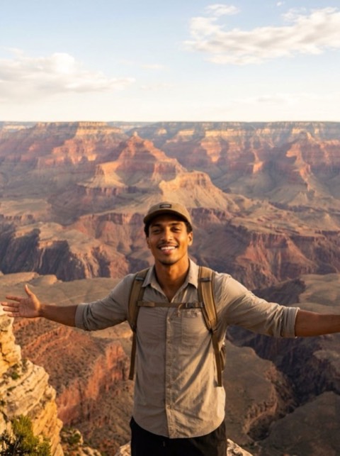 Grand Canyon style generated from a photo with PicToon