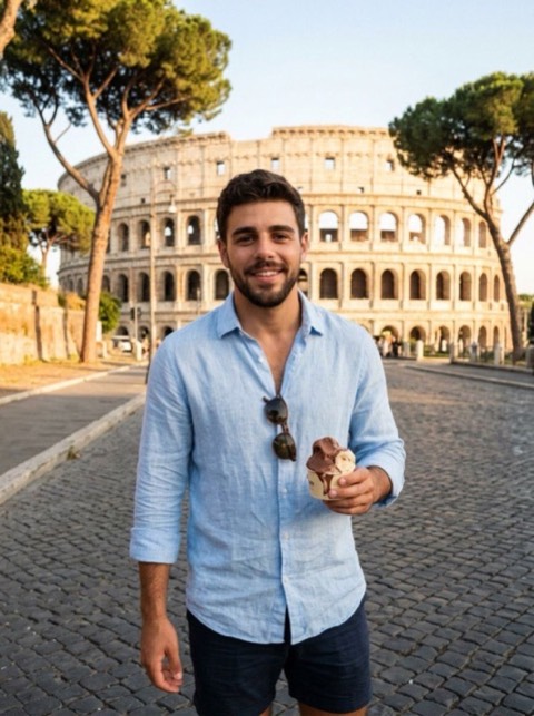 Rome style generated from a photo with PicToon