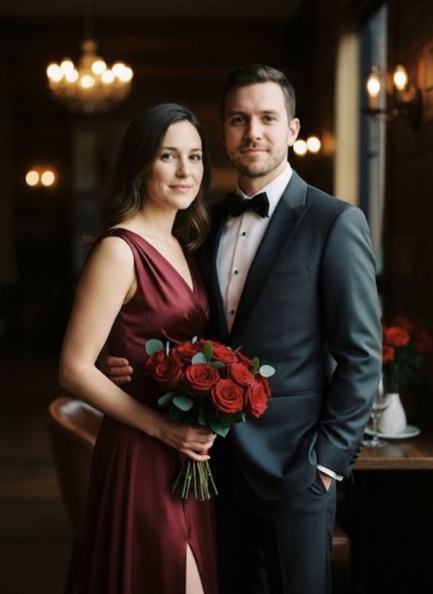 Elegant Couple style generated from a photo with PicToon